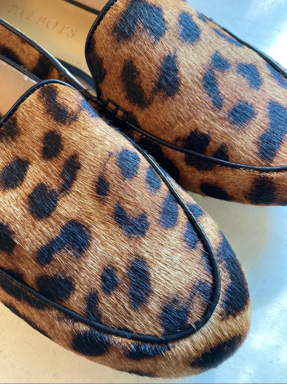 Talbots Leopard-Print Loafers in Brown and Black - Picture 4 of 6